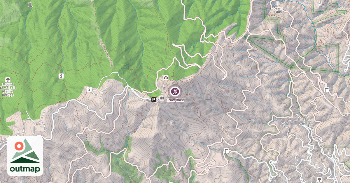 Map of Crow Rock