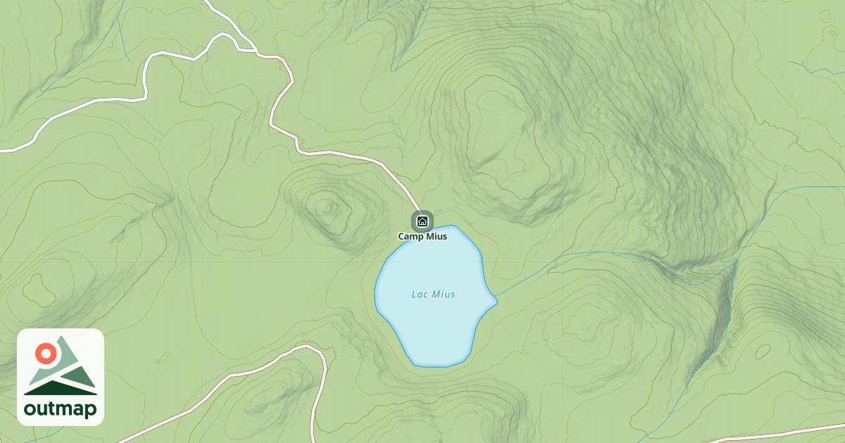Map of Camp Mius