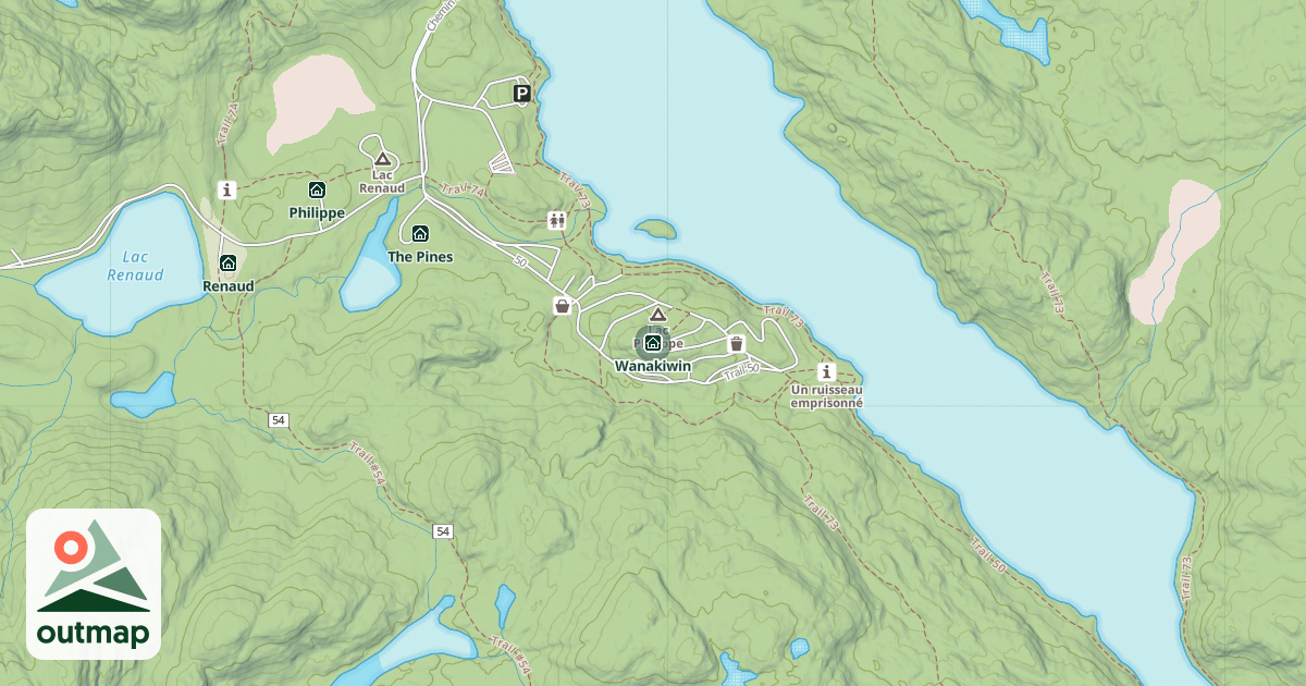 Map of Wanakiwin