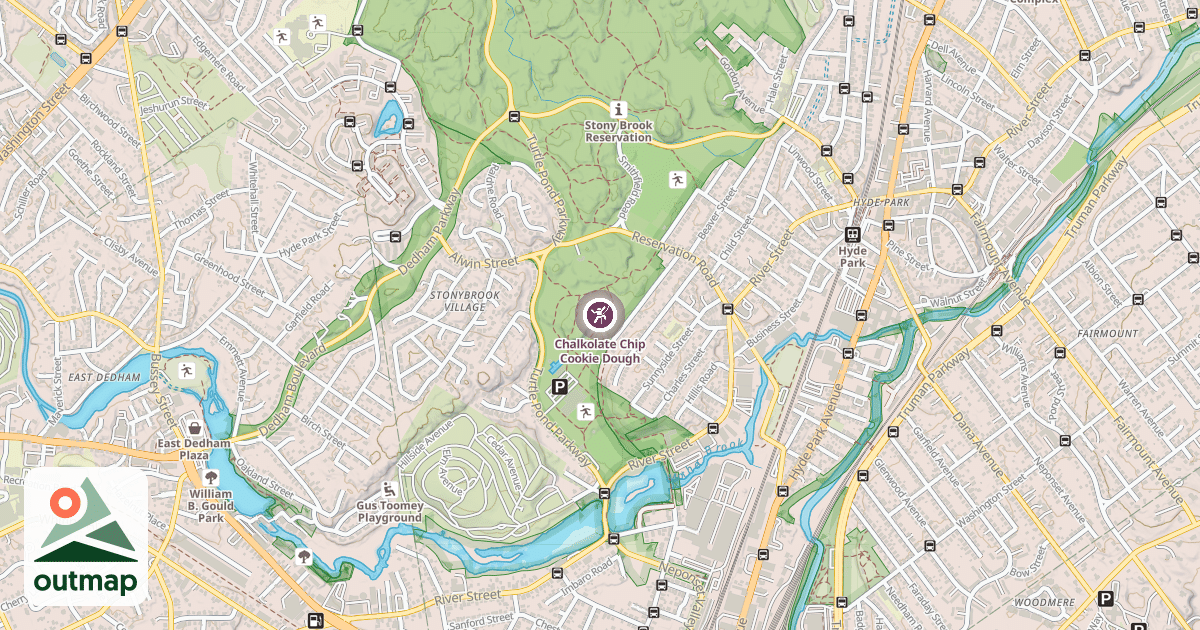 Map of Chalkolate Chip Cookie Dough