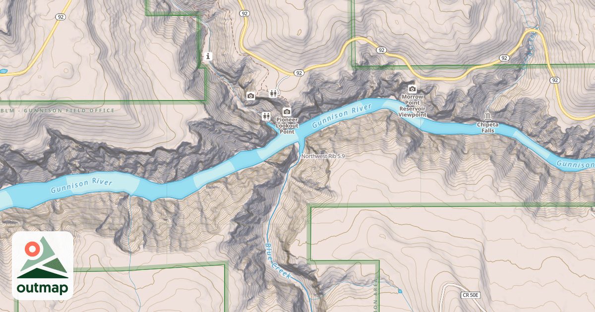 Map of Northwest Rib