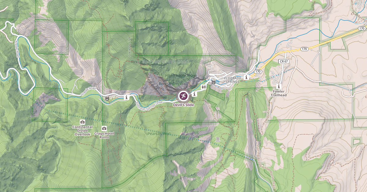 Map preview of Devil's Slide