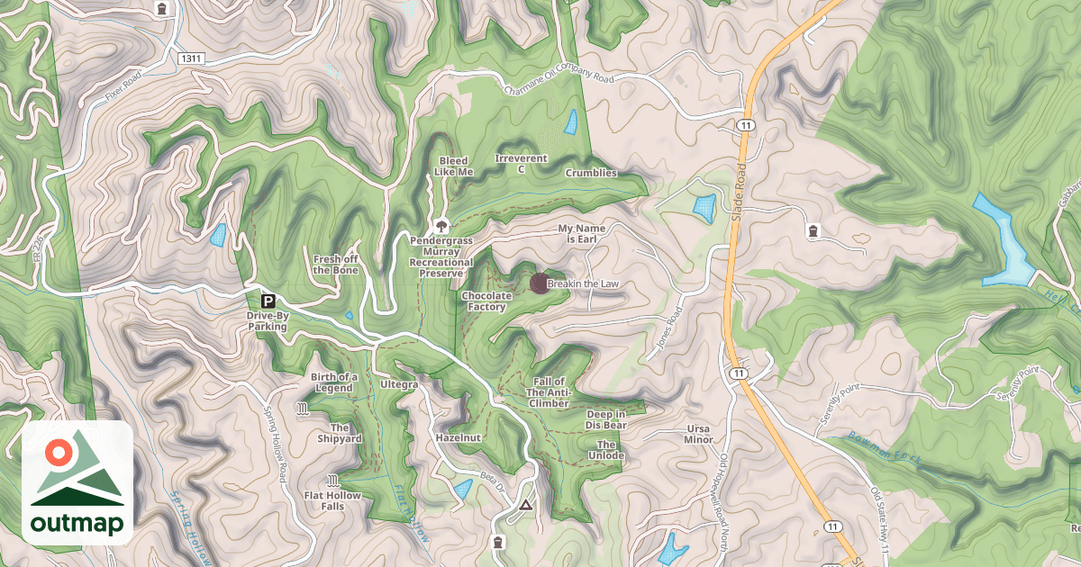 Map of Breakin the Law