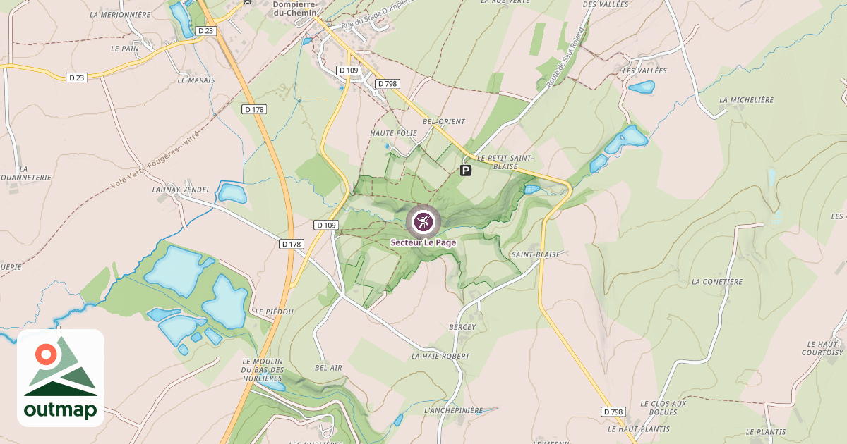 Map of Secteur Le Page