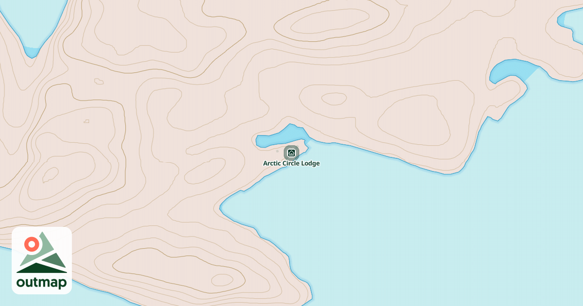 Map of Arctic Circle Lodge