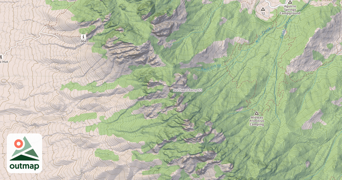 Map of Northwest Ramp