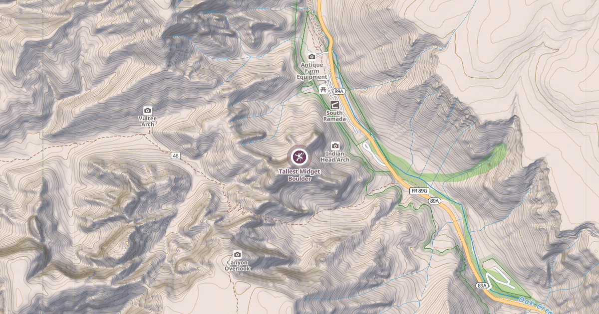 Map preview of Tallest Midget Boulder