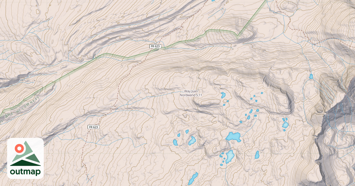 Map of Way Juan Nordwand
