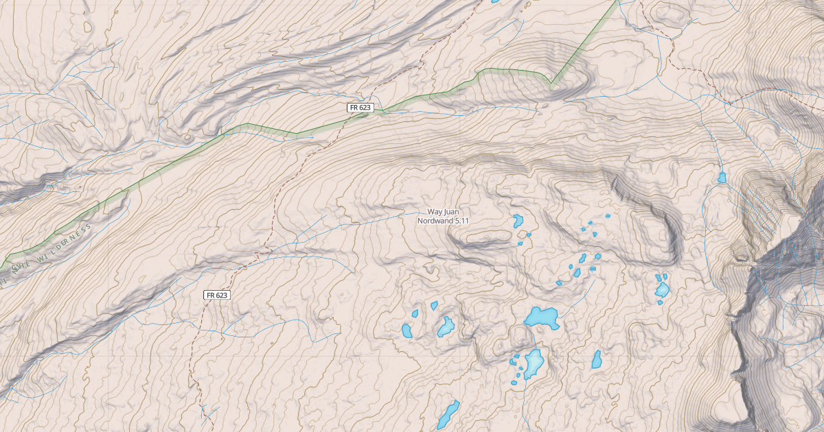Map preview of Way Juan Nordwand