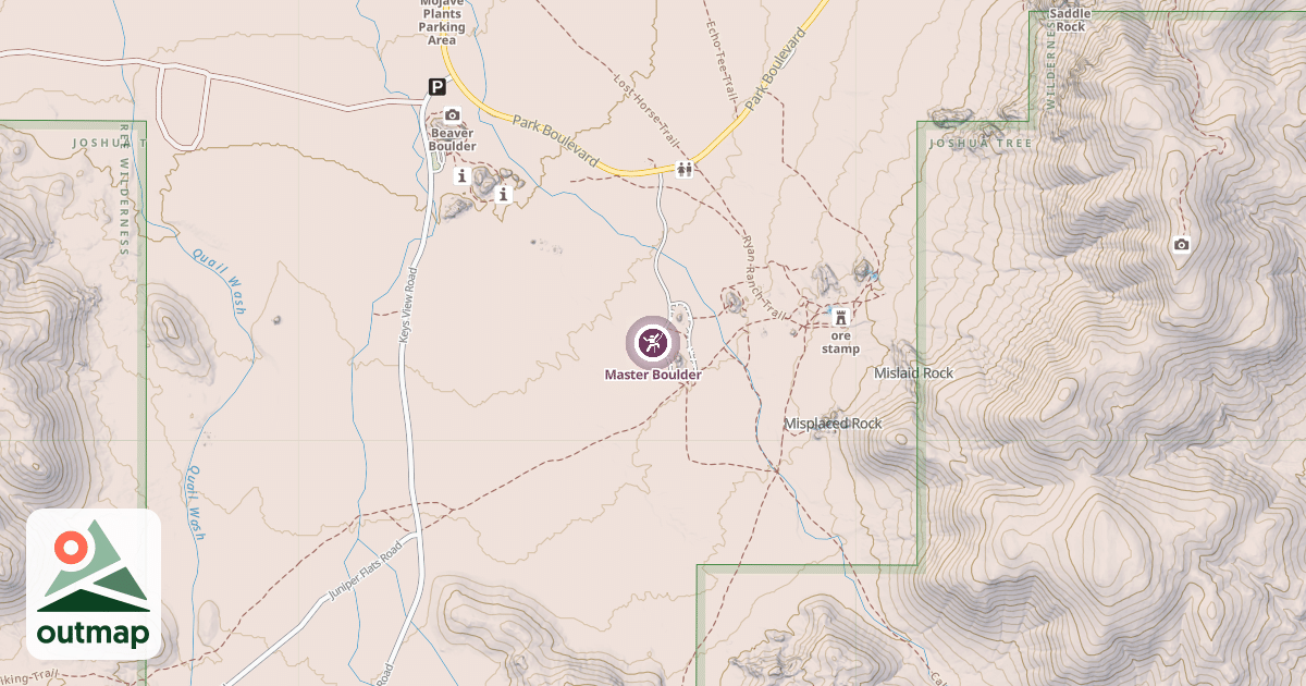 Map of Master Boulder