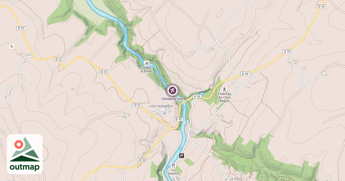 Map of Climbing Site