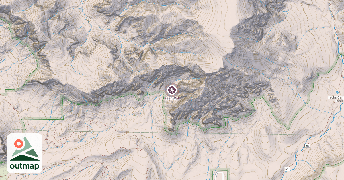 Map of Beef Wall