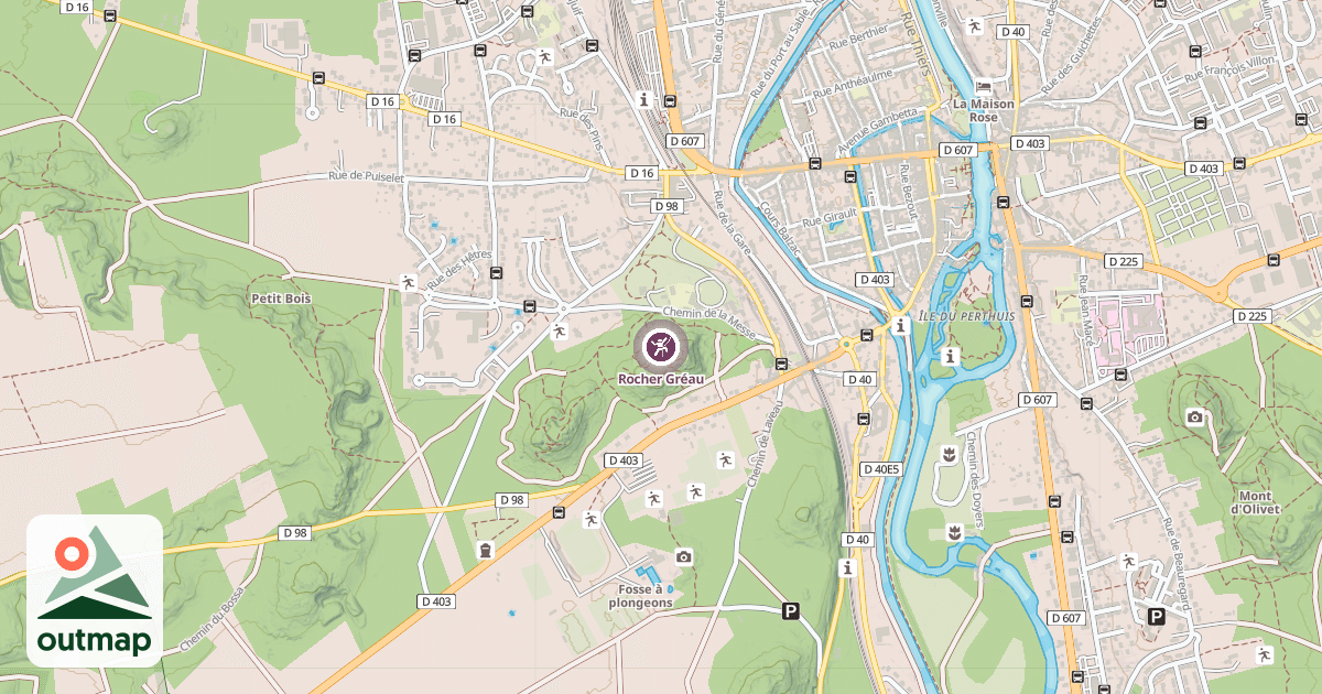 Map of Rocher Gréau