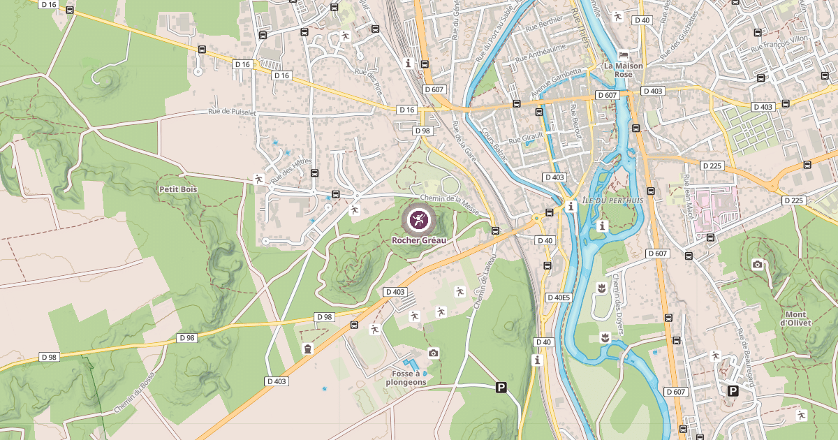 Map preview of Rocher Gréau