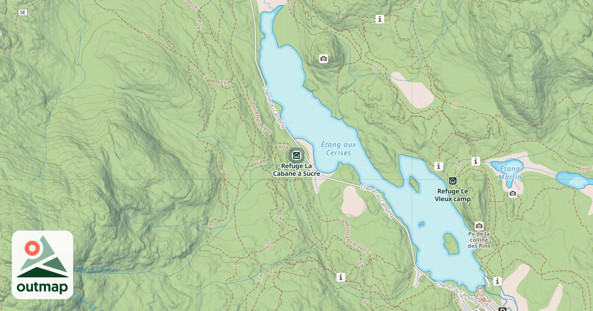 Map of Refuge La Cabane à Sucre