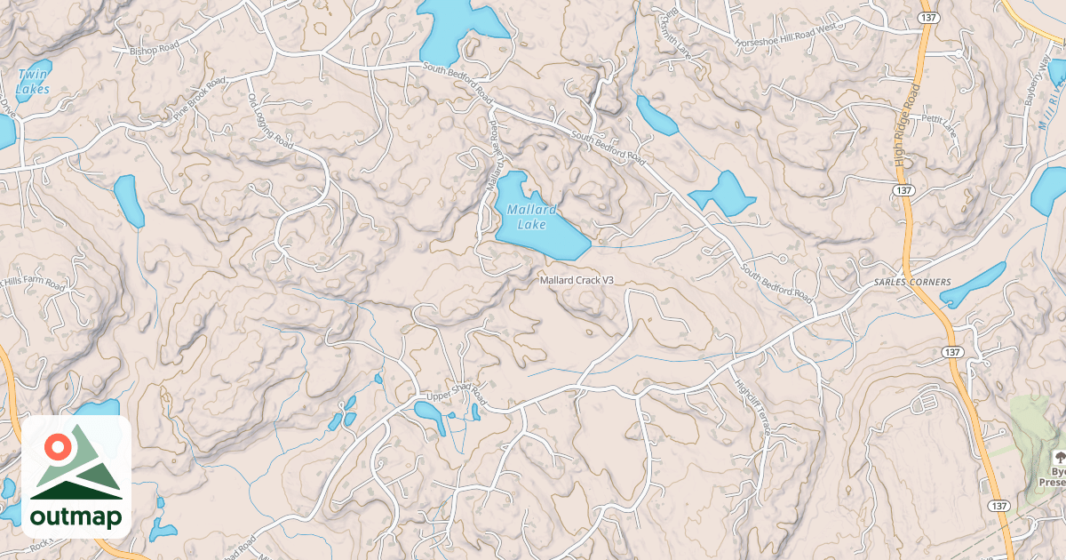 Map of Mallard Crack