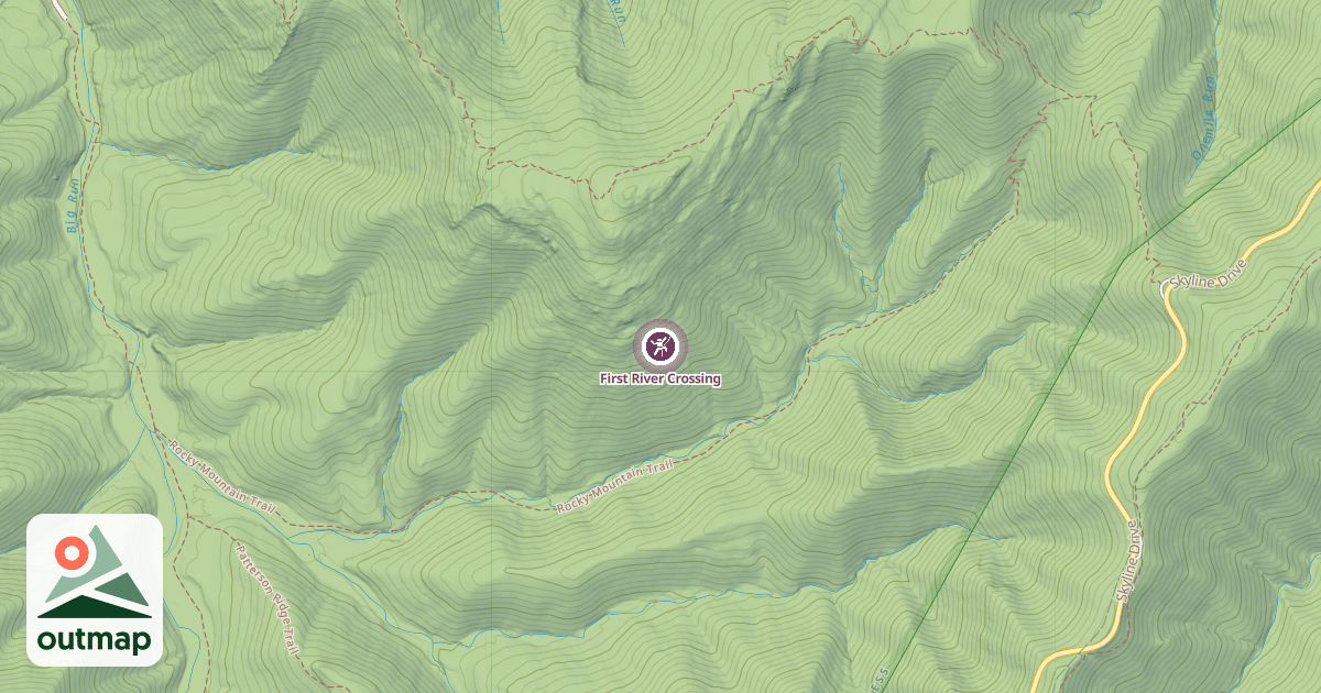 Map of First River Crossing