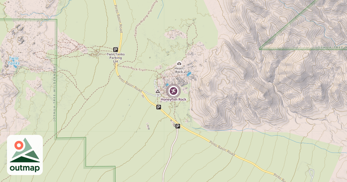 Map of Honeyfish Rock