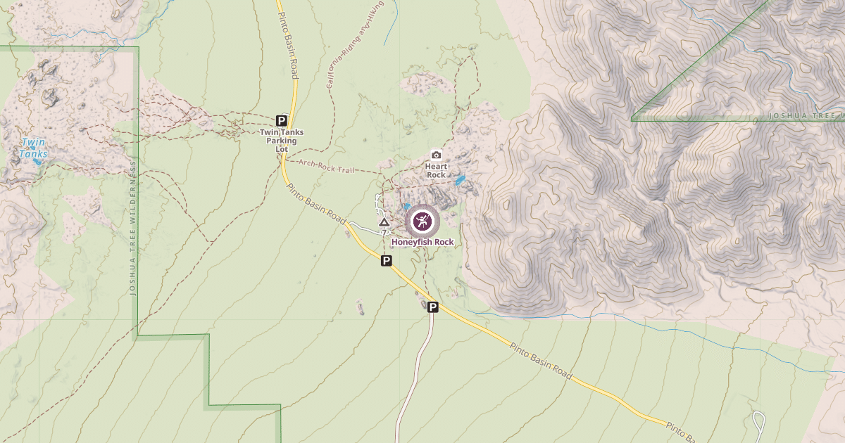 Map preview of Honeyfish Rock