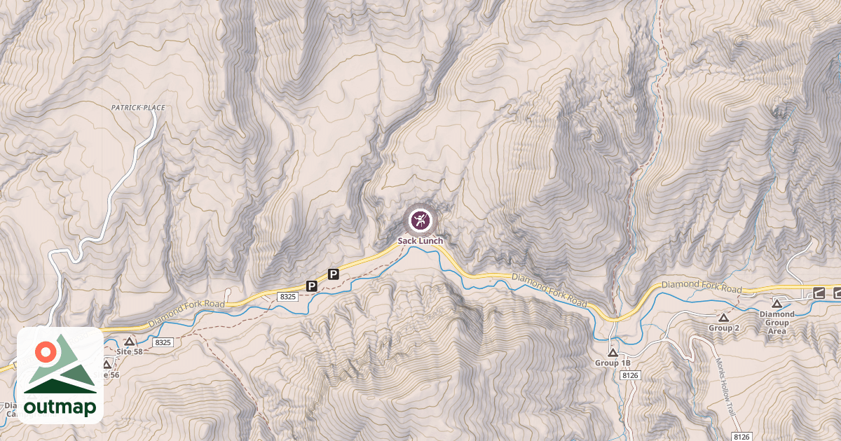 Map of Sack Lunch