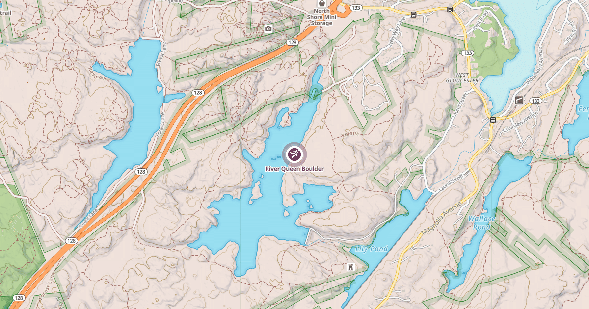Map preview of River Queen Boulder