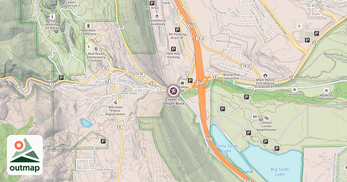 Map of Sailor's Delight Block
