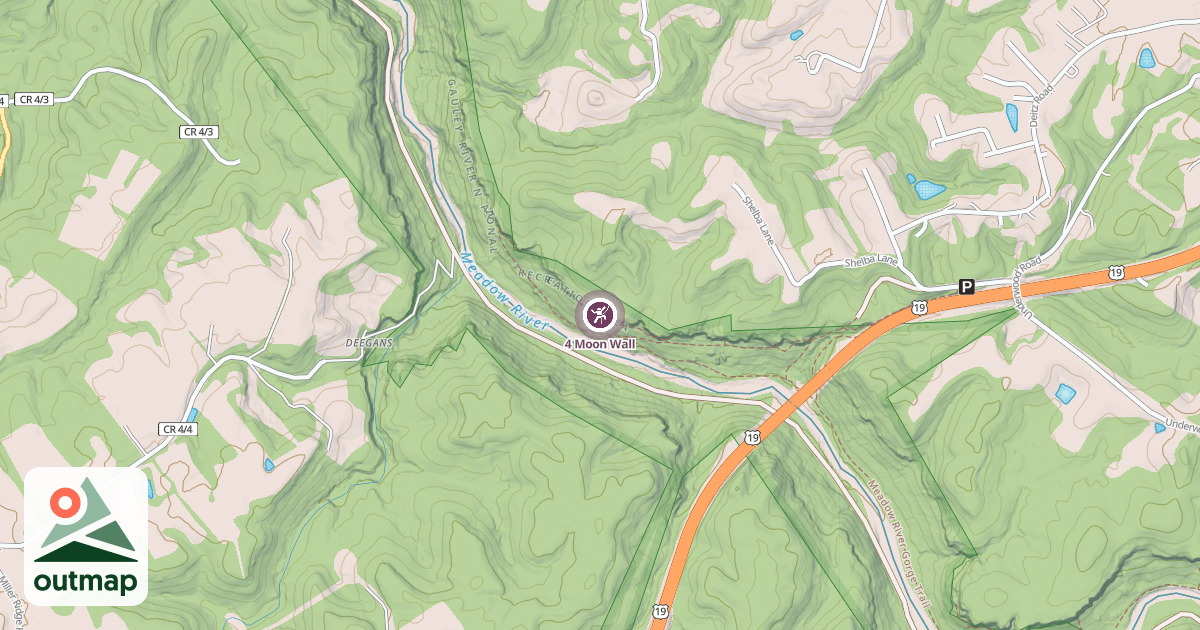 Map of 4 Moon Wall