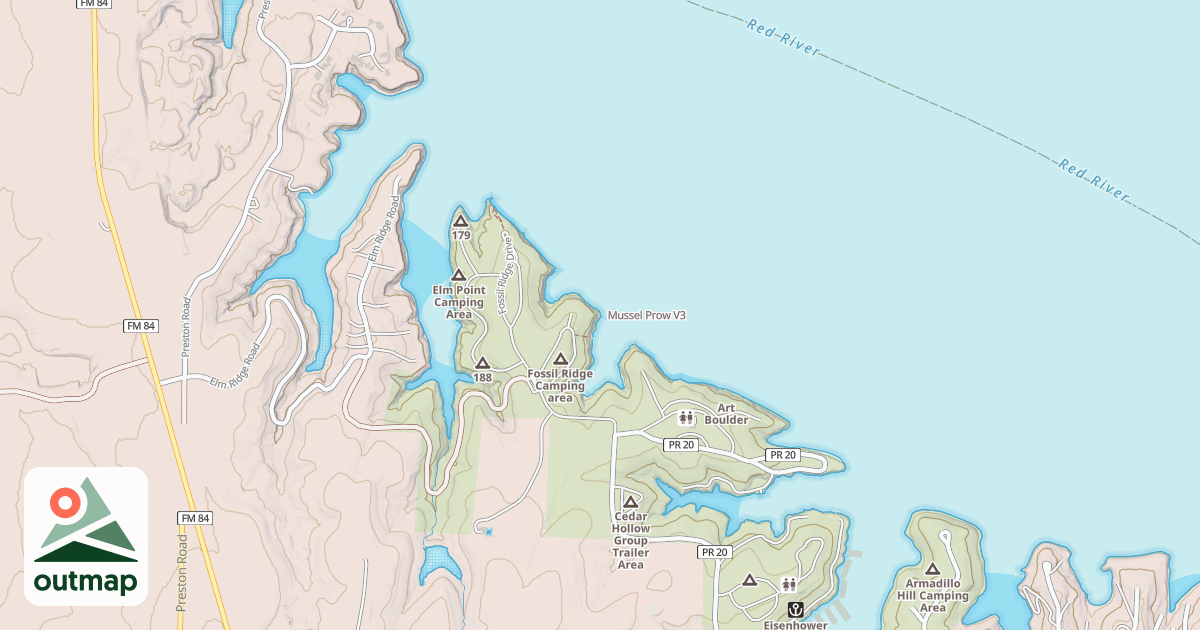 Map of Mussel Prow