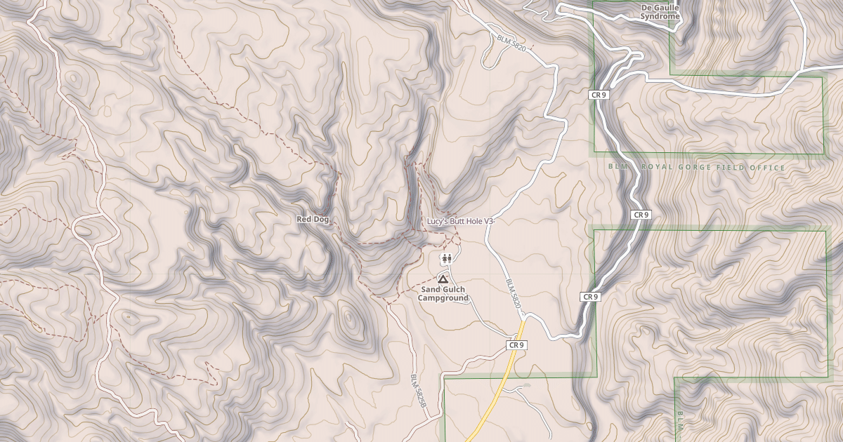 Map preview of Lucy's Butt Hole