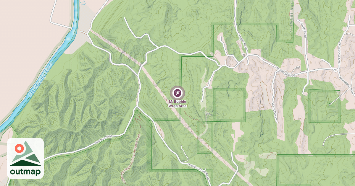 Map of M: Bubble Wrap Area