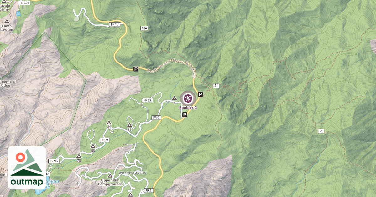 Map of Boulder G