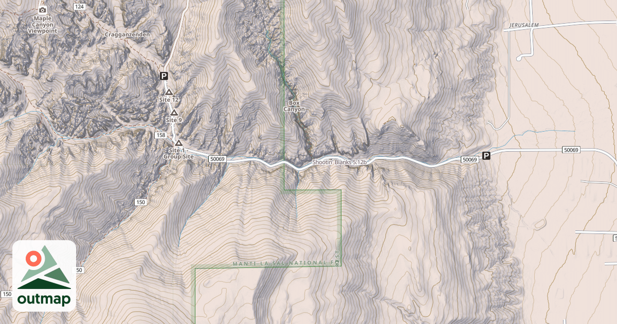 Map of Shootin' Blanks