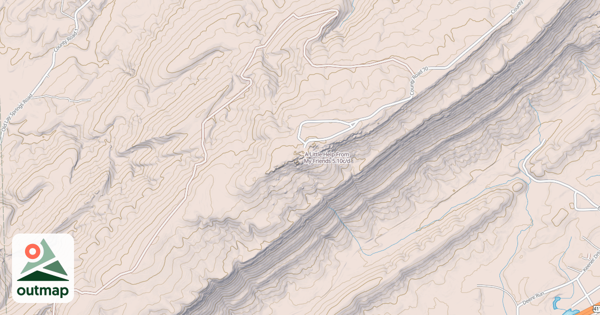 Map of A Little Help From My Friends