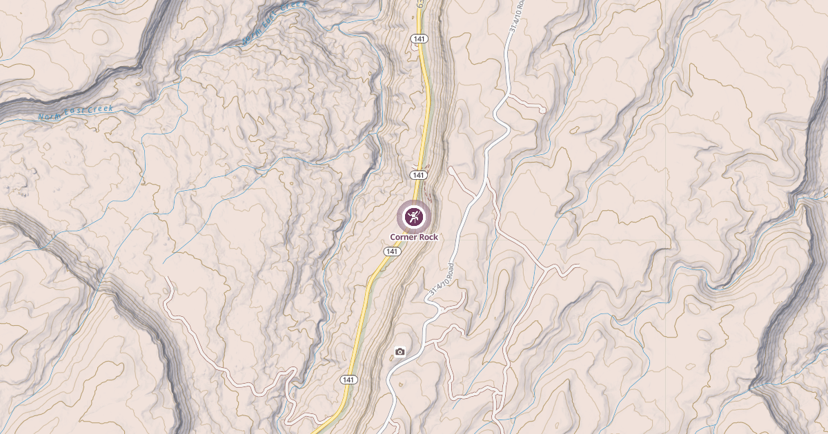 Map preview of Corner Rock