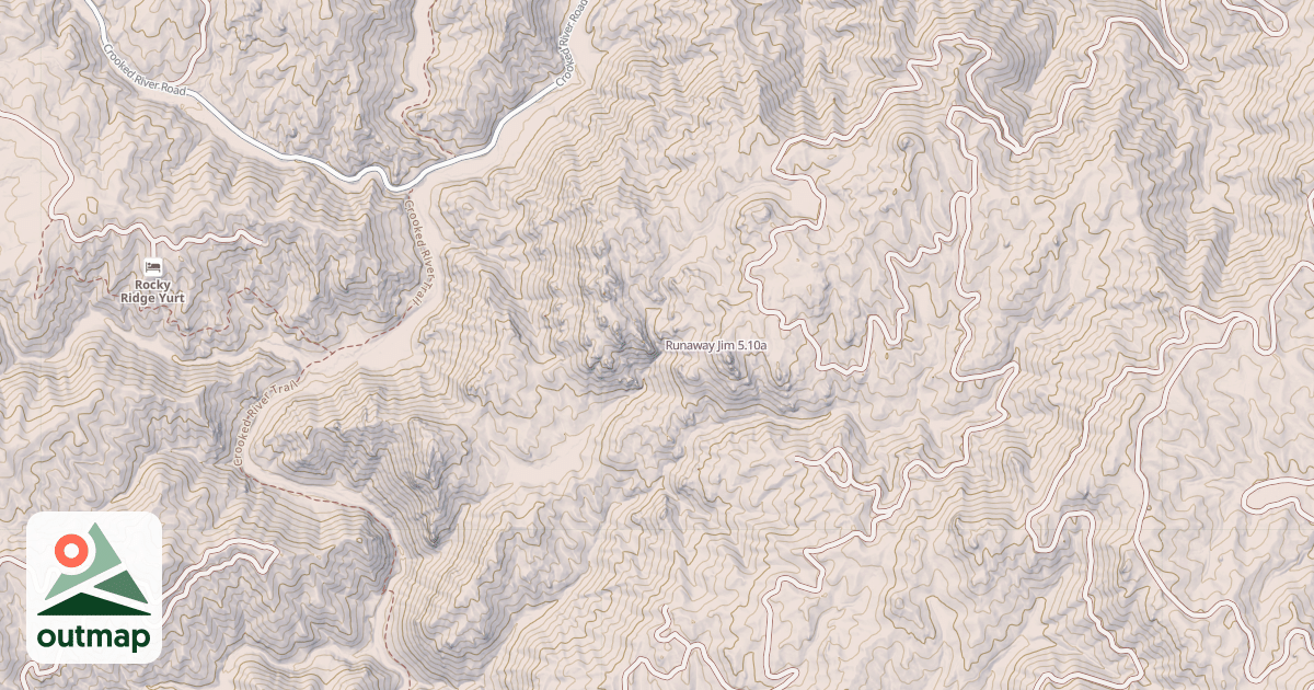 Map of Runaway Jim