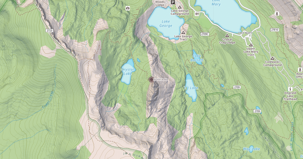 Map preview of North Arete
