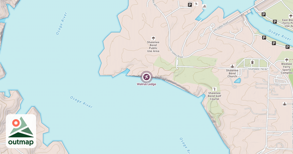 Map of Walrus Ledge