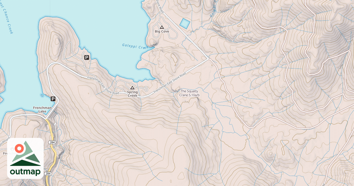 Map of The Squatty Crane