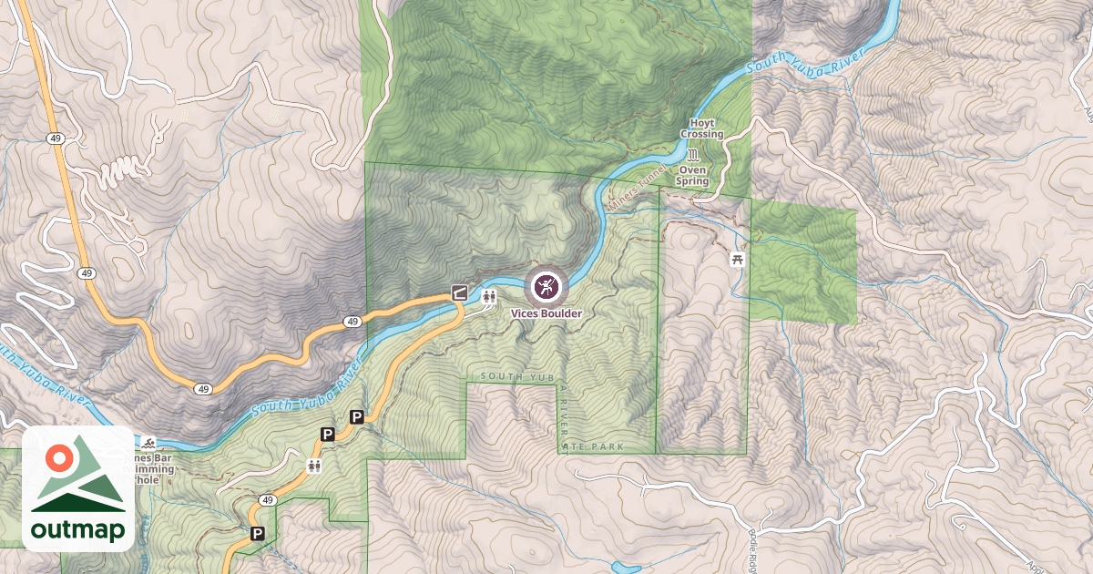 Map of Vices Boulder
