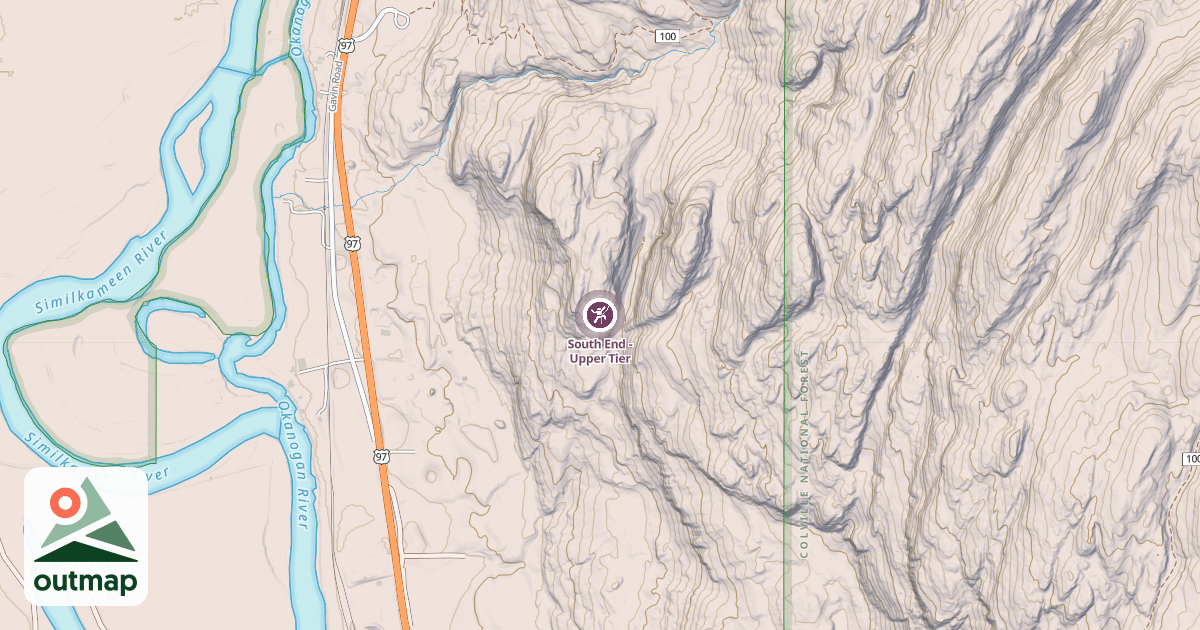 Map of South End - Upper Tier