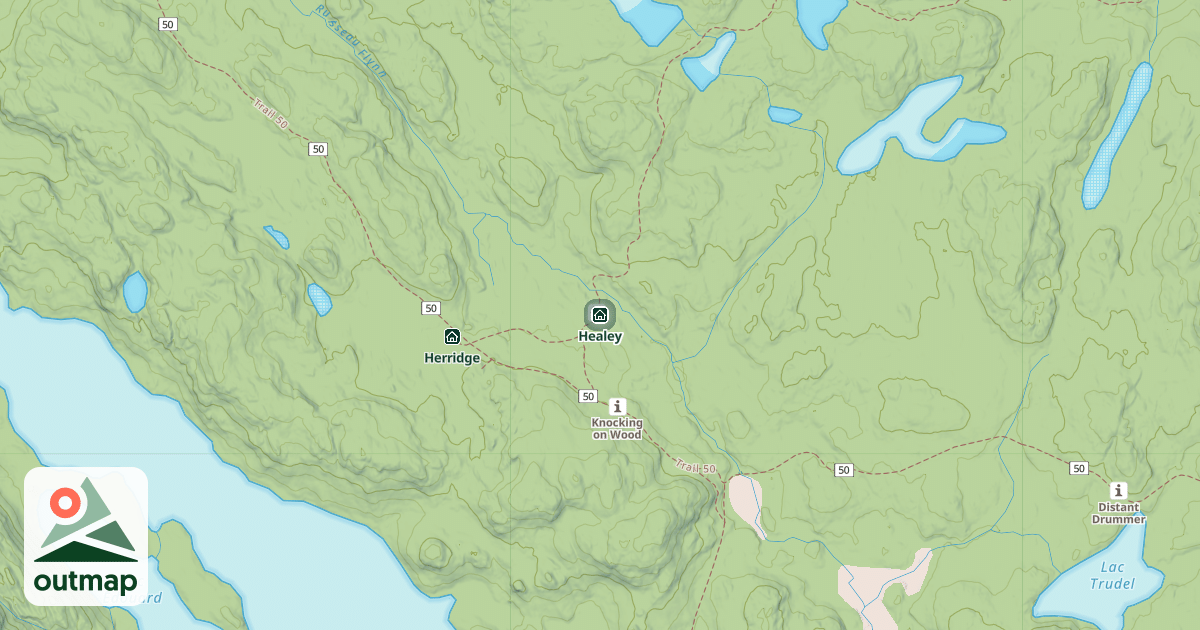 Map of Healey