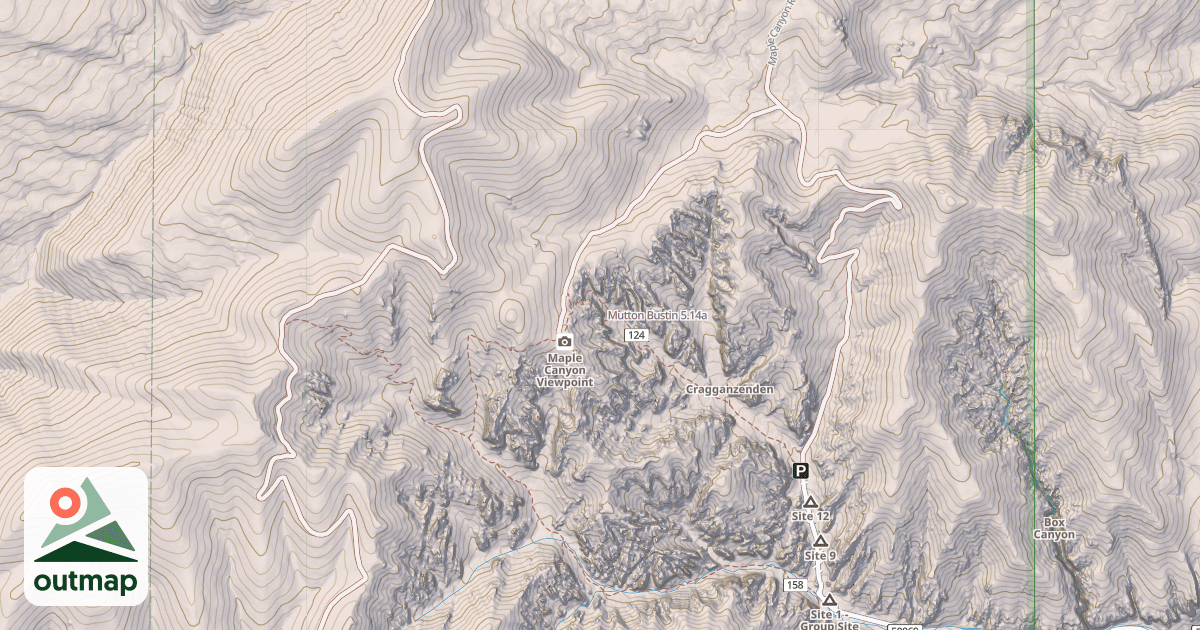 Map of Mutton Bustin