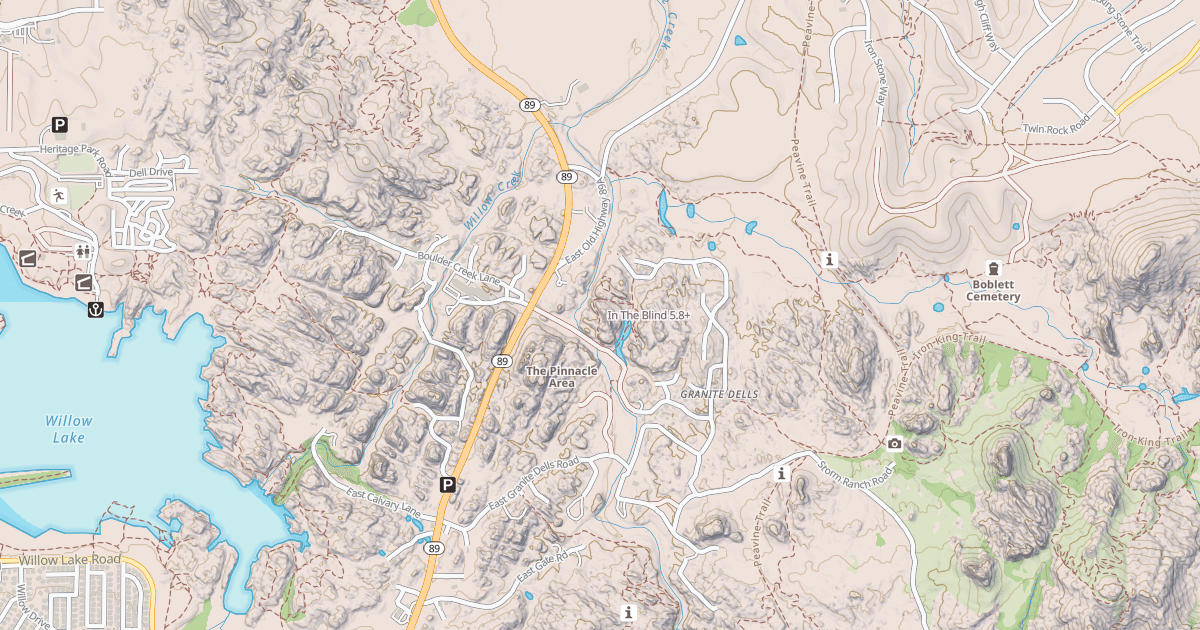 Map preview of In The Blind
