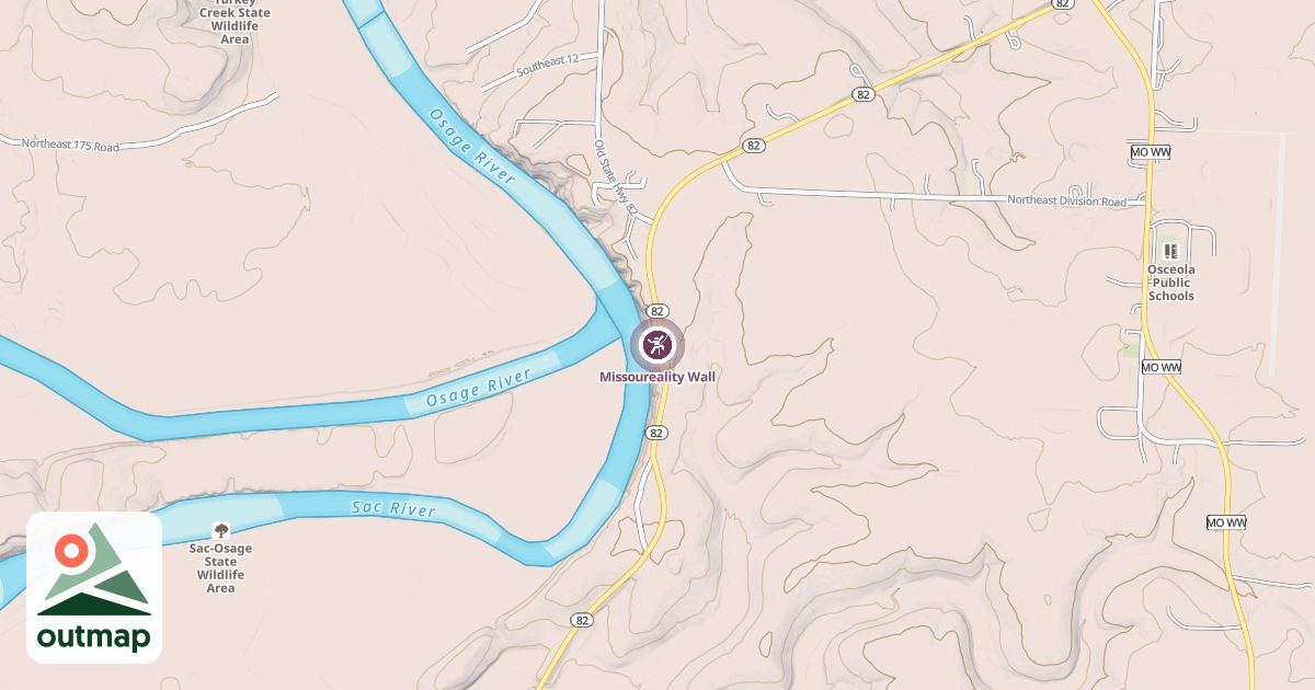 Map of Missoureality Wall