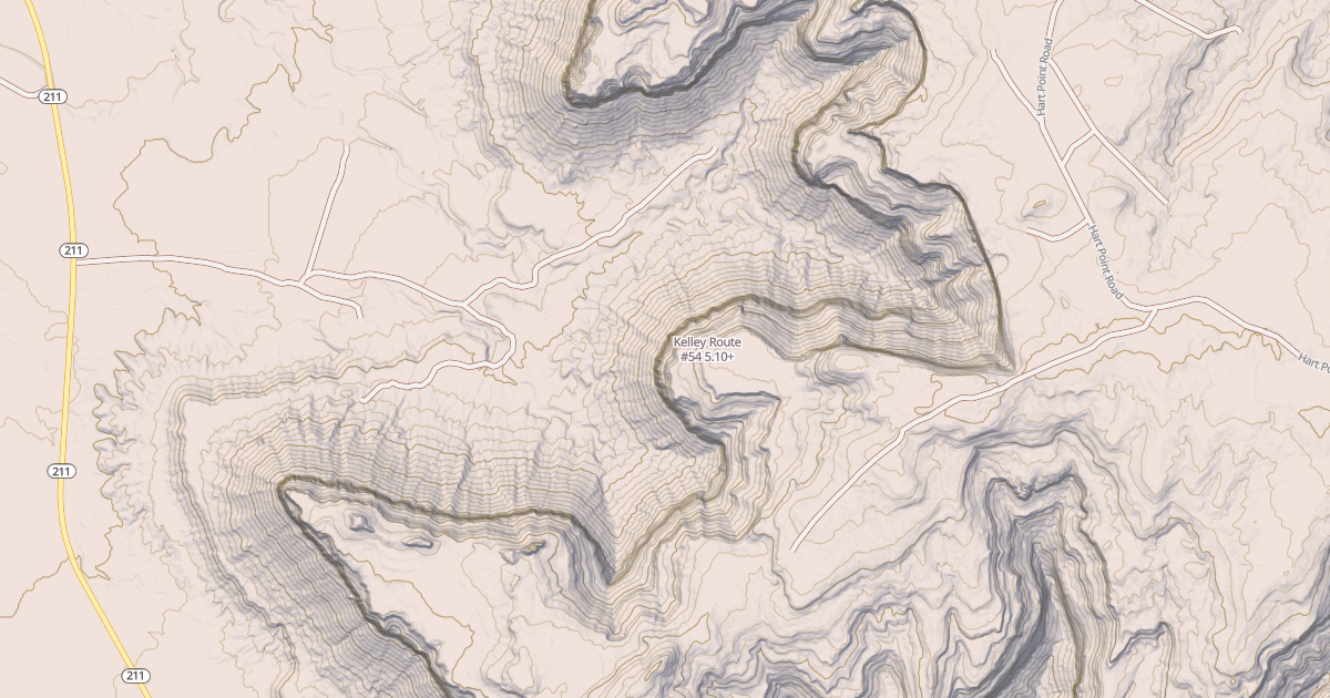 Map preview of Kelley Route #54