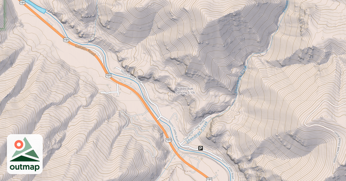 Map of Naked Butt Dancing