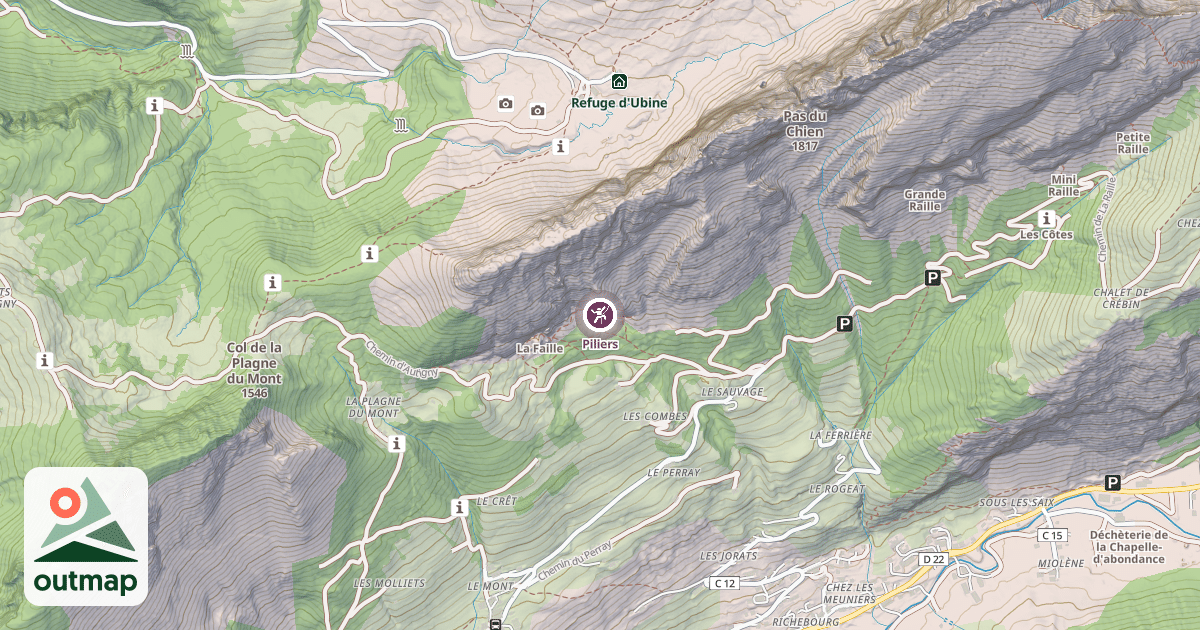 Map of Piliers