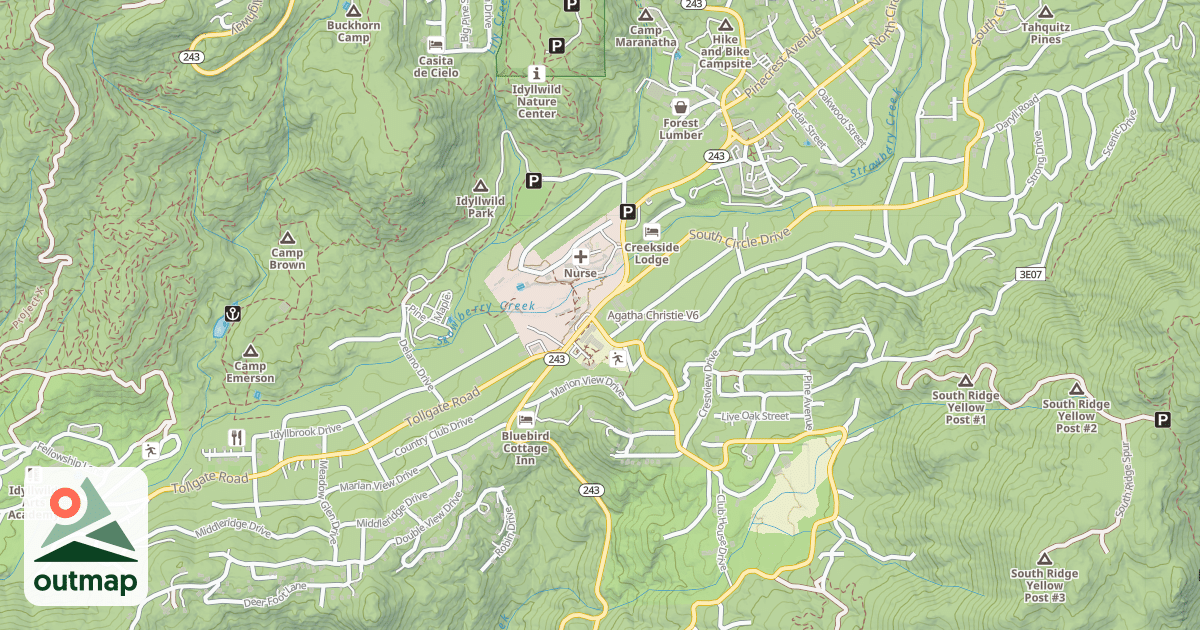 Map of Agatha Christie