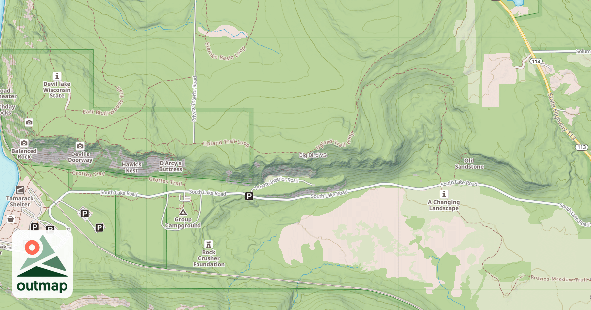 Map of Big Bird