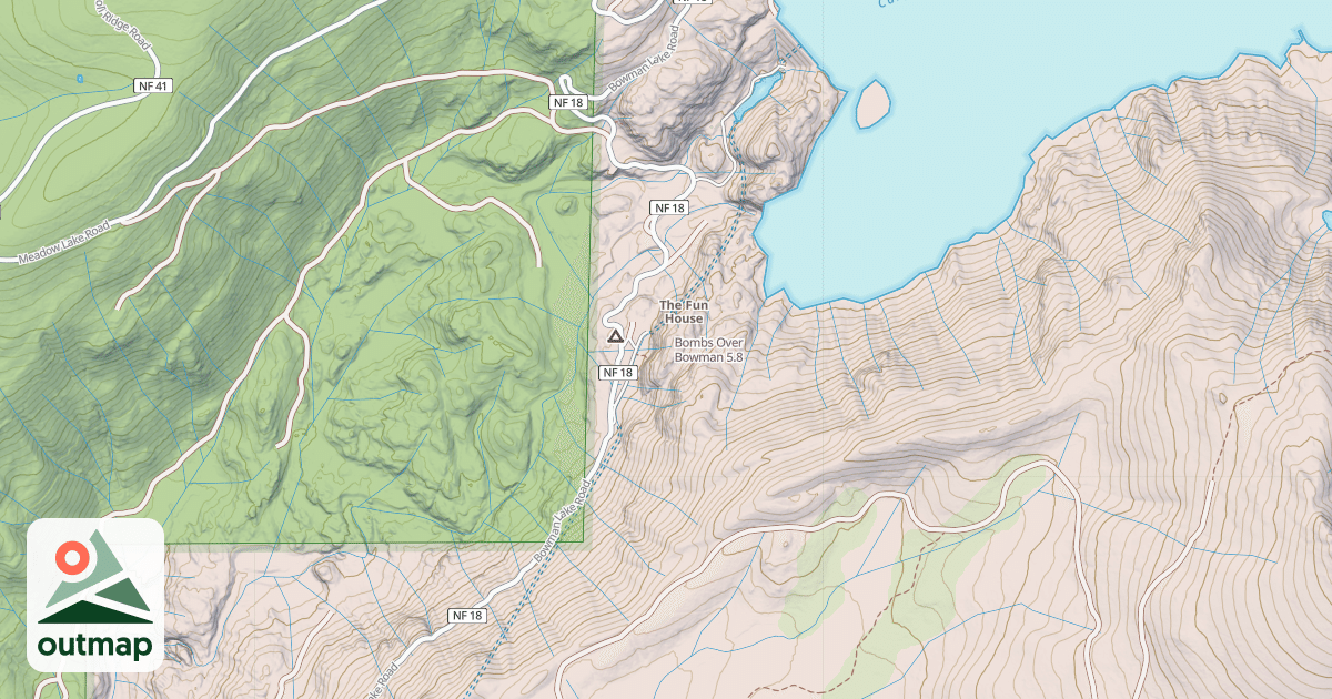 Map of Bombs Over Bowman